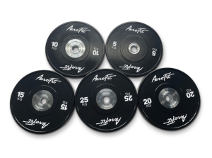 Бамперные диски для кроссфита, черные 10 кг AeroFIT AFBD