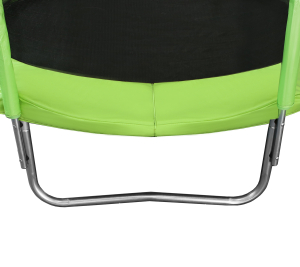 Батут Arland 8FT с внешней страховочной сеткой и лестницей (Light green)