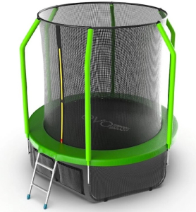 Батут Evo Jump Cosmo 6ft (Green) с нижней сетью