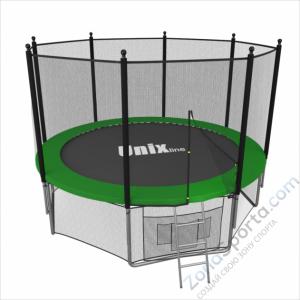 Батут Unix line 6 ft outside (Green)
