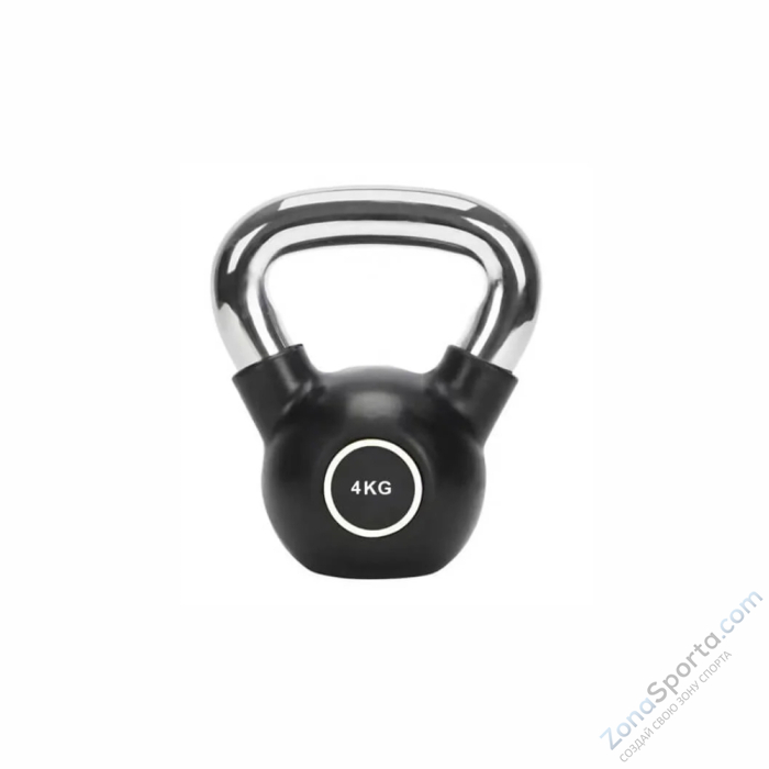 Гиря обрезиненная с хромированной рукояткой 8 кг UltraGym UG-AS1009