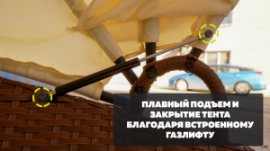 Шезлонг-диван Kvimol КМ-0099 белый из искусственного ротанга