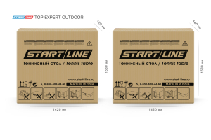 Стол теннисный Start Line Top Expert 6 Всепогодный Black